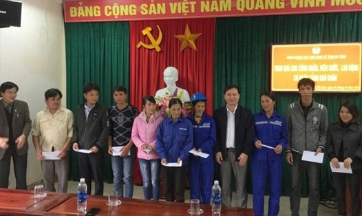 CĐ các Khu kinh tế tỉnh Hà Tĩnh: Trao 90 suất quà