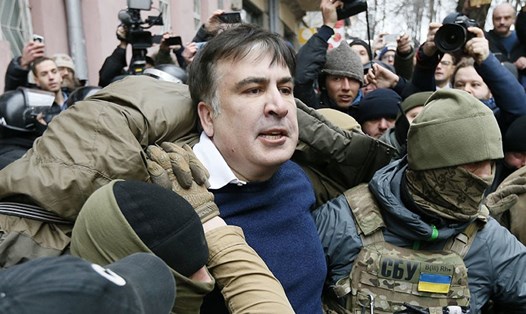 Cựu Tổng thống Gruzia Mikhail Saakashvili. Ảnh: Reuters