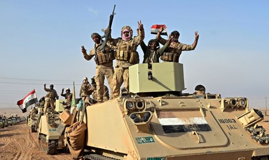 Iraq tuyên bố hoàn toàn giải phóng lãnh thổ khỏi khủng bố IS. Ảnh: AP