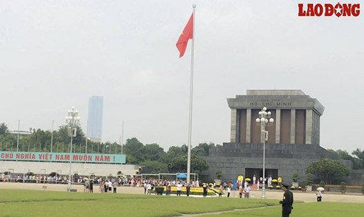 Lăng Chủ tịch Hồ Chí Minh sẽ tạm ngừng lễ viếng để thực hiện công tác duy tu, bảo dưỡng. Ảnh Trần Vương