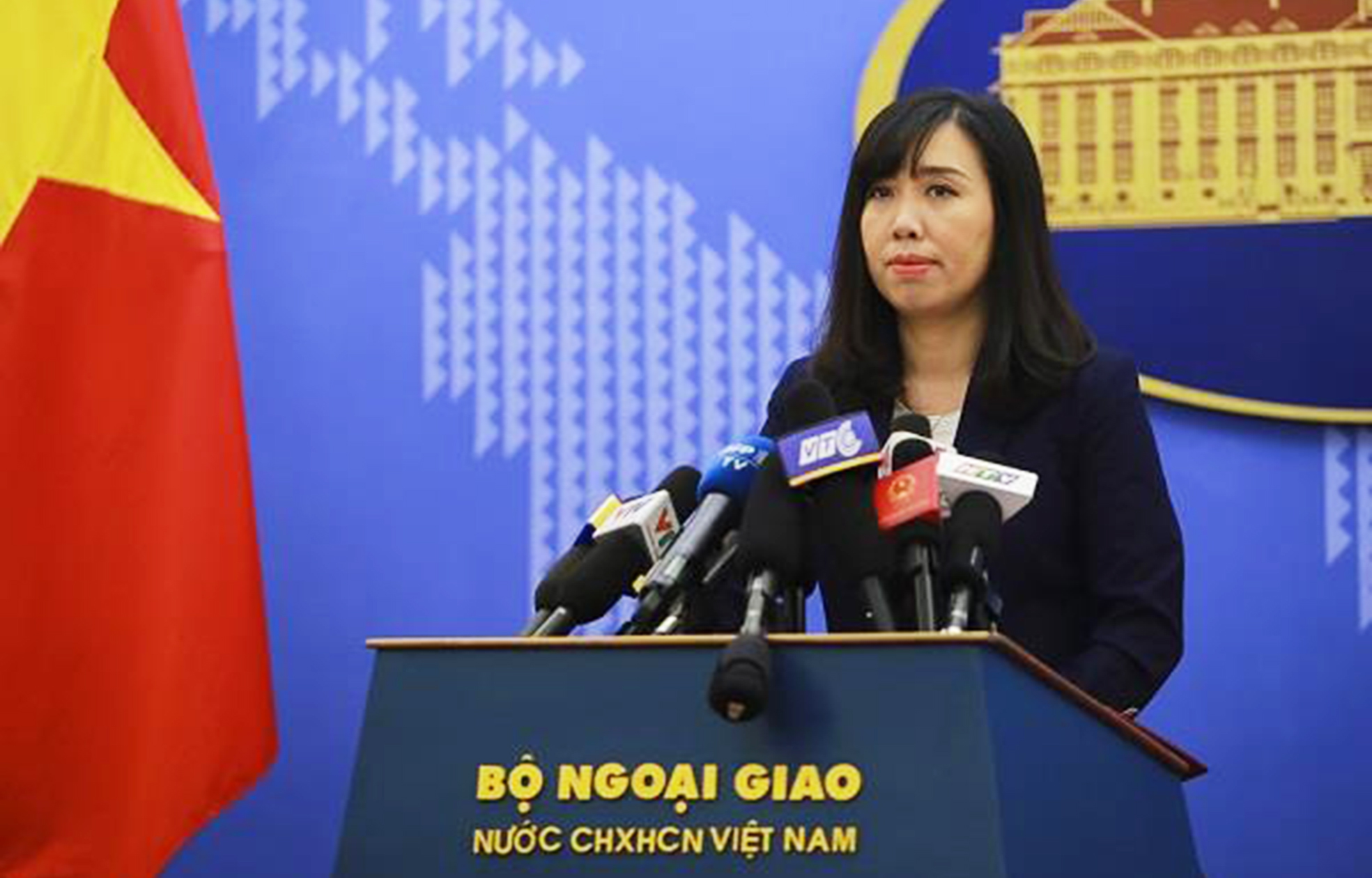 Người phát ngôn Lê Thị Thu Hằng. Ảnh: H.N