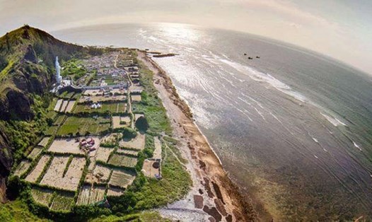 Quảng Ngãi sẽ trở thành Công viên Địa chất toàn cầu với trung tâm công viên địa chất là đảo Lý Sơn. Ảnh: MH

