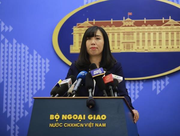 Người phát ngôn Bộ Ngoại giao Việt Nam Lê Thị Thu Hằng. Ảnh: Hồng Nguyễn