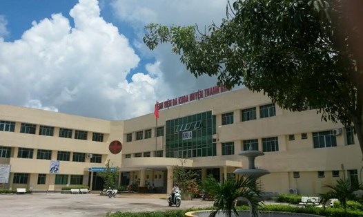 Trụ sở Bệnh viện Đa khoa huyện Thanh Bình (ảnh: Tr.L)
