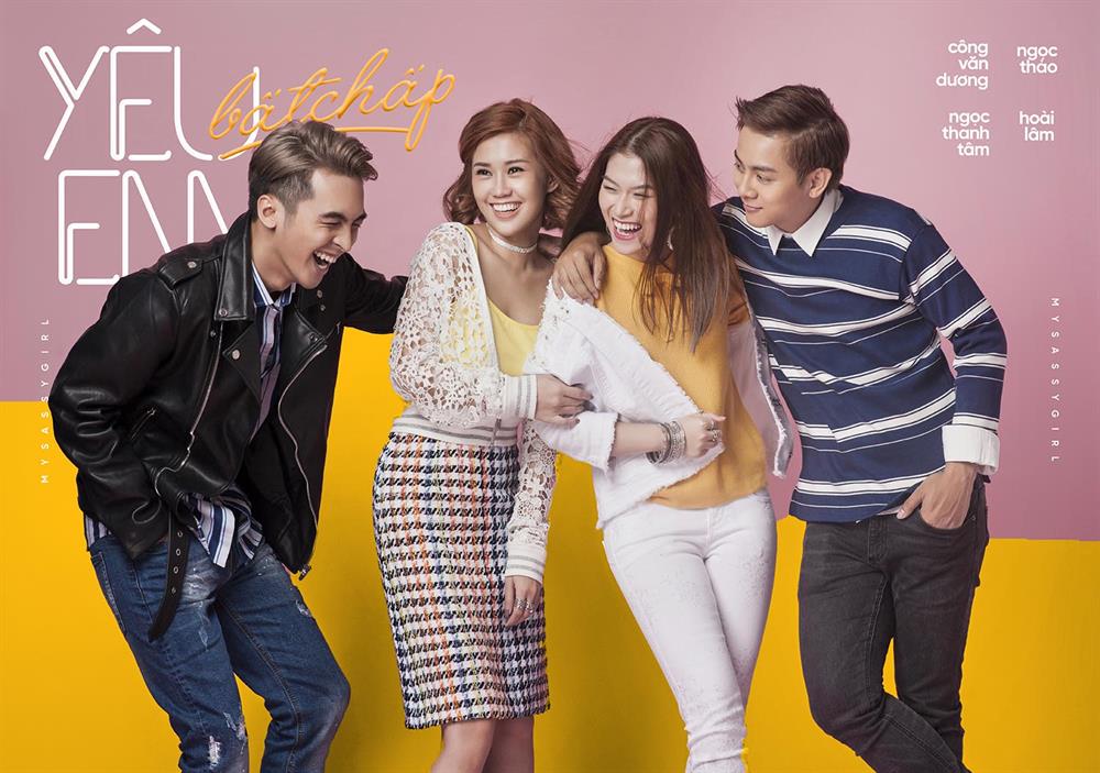 4 diễn viên trong phim "Yêu em bất chấp". Ảnh: T.L