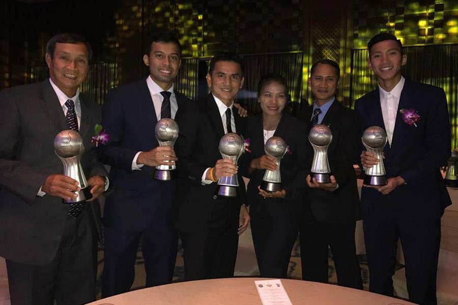 BĐVN được vinh danh với 5 giải thưởng. Ảnh: AFF