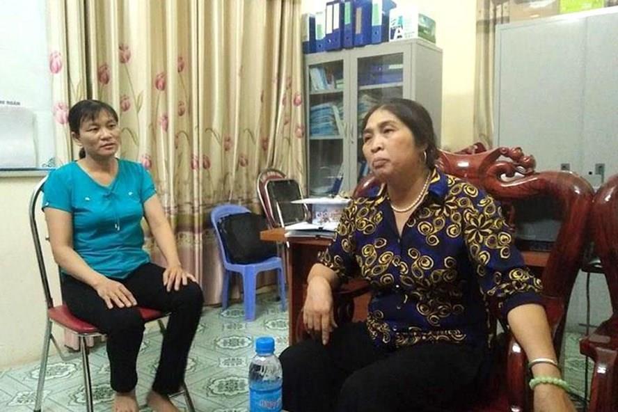 Trường Mầm non Hợp Tiến (Mỹ Đức, Hà Nội)  bị phụ huynh đòi lại quà 20.11. Ảnh: C.N