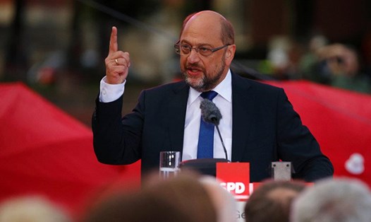 Ông Martin Schulz, lãnh đạo của Đảng Dân chủ Xã hội Đức. Ảnh: AP