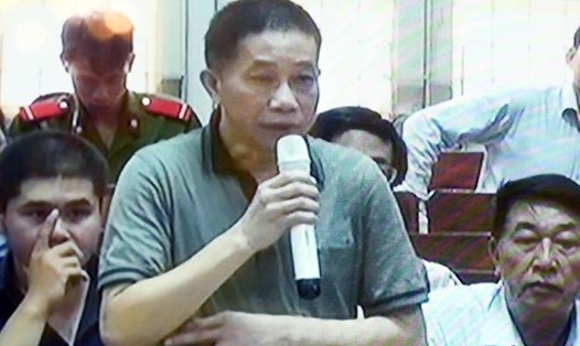 Ông Ninh Văn Quỳnh tại phiên tòa. Ảnh: Zing