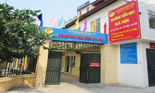 Trường Tiểu học Hà Nội tại địa chỉ số 463 Đội Cấn, Ba Đình, Hà Nội. Ảnh: Website trường
