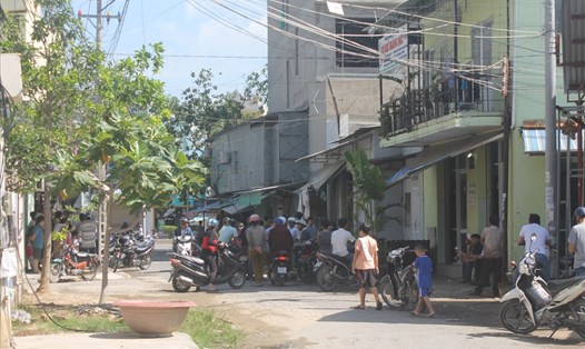 Nơi xảy ra vụ việc là quán cắt tóc, massage ở đường Lương Văn Can, phường Vĩnh Hải, Nha Trang, Khánh Hòa. Ảnh: N.P.T 