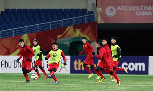 U23 Việt Nam đã sẵn sàng cho cuộc đối đầu với U23 Hàn Quốc. Ảnh: VFF