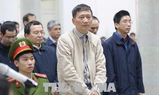 Bị cáo Trịnh Xuân Thanh tại phiên tòa. Ảnh: Doãn Tấn/TTXVN
