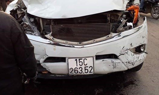 Chiếc xe gây tai nạn - ảnh Facebook