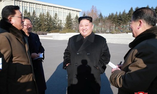 Nhà lãnh đạo Triều Tiên Kim Jong-un. Ảnh: KCNA/Reuters