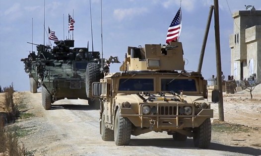 Lực lượng đặc nhiệm Mỹ ở Syria. Ảnh: AP