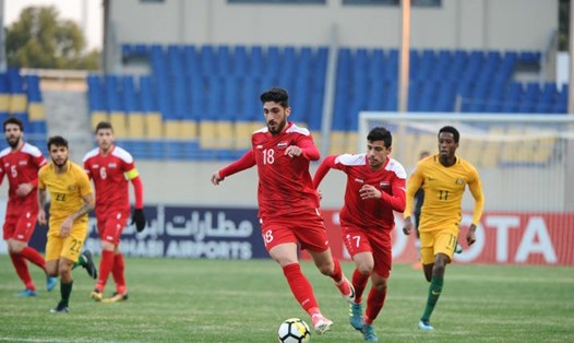 U23 Syria đang có được tinh thần rất tốt và họ tự tin sẽ đánh bại U23 Việt Nam ở lượt trận cuối cùng. Ảnh: AFC