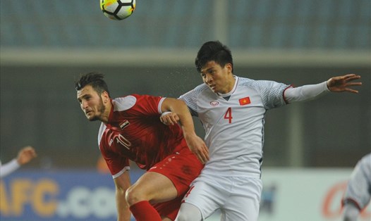 U23 Việt Nam đã chiến đấu quật cường trước Syria để làm nên kì tích cho bóng đá Việt Nam. Ảnh: M.T