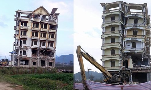 Số tiền để phá dỡ tòa nhà 7 tầng của trùm ma túy Tàng "Keangnam" là 400 triệu đồng.