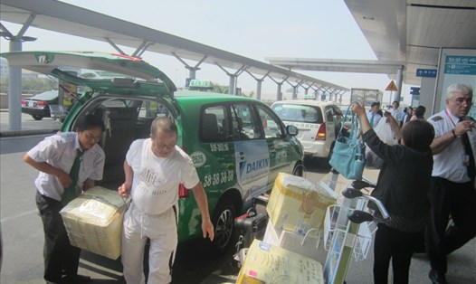 Taxi Mai Linh hoạt động tại TPHCM.  Ảnh: M.Q