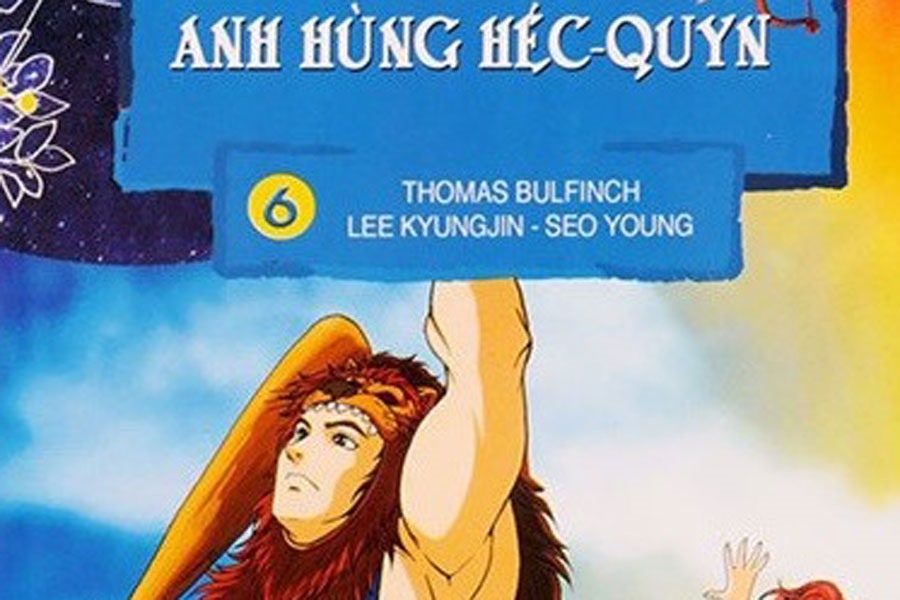 Bìa cuốn sách "Anh hùng Héc-quyn". 