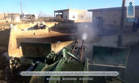 Hổ Syria và các lực lượng khác đã giành được căn cứ Abu Duhur ở Idlib. Ảnh: Southfront