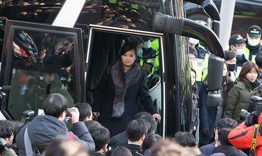 Bà Hyon Song-wol, dẫn đầu đoàn tiền trạm 7 người của Triều Tiên sang Hàn Quốc. Ảnh: Korea Times