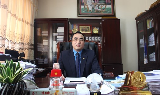 Chủ tịch LĐLĐ tỉnh Lào Cai Nguyễn Hữu Long. Ảnh: VH