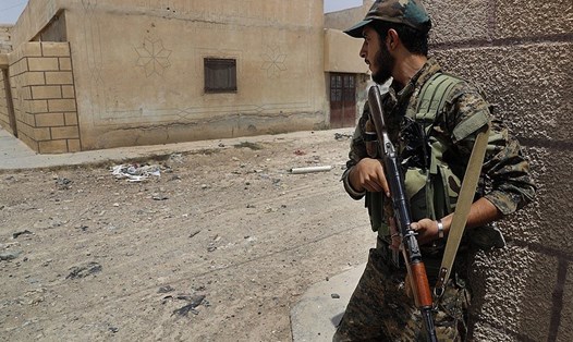 Quân đội Syria bắt đầu chiến dịch tiêu diệt nhóm 1.500 tay súng Jabhat al-Nusra ở tỉnh Idlib. Ảnh: AP