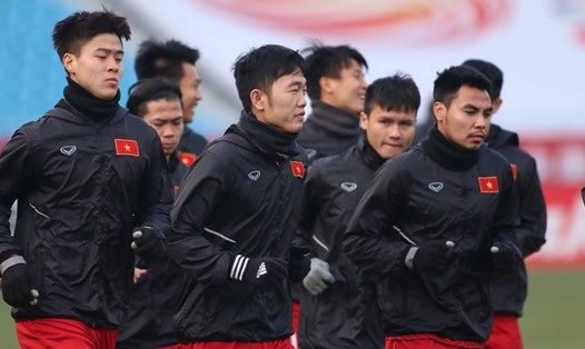 Các cầu thủ U.23 Việt Nam đã sẵn sàng cho trận đấu với U.23 Qatar.