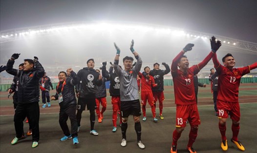 Lập chiến công vào bán kết U23 Châu Á, U23 Việt Nam nhận được 6 tỷ đồng tiền thưởng và có nhiều hơn nữa nếu vượt qua U23 Qatar. Ảnh: Hữu Phạm