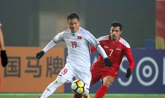 Quang Hải  đã ghi nhiều bàn thắng quý giá cho U23 Việt Nam tại VCK U23 Châu Á 2018. Anh: Tiền Phong
