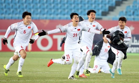 U23 Việt Nam được nghỉ một ngày trọn vẹn sau khi đánh bại Qatar để vào chơi trận chung kết giải U23 Châu Á. Ảnh: Hữu Phạm