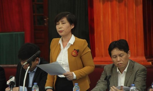 Bà Nguyễn Thanh Nhàn, Phó giám đốc Sở Lao động - Thương binh và Xã hội Hà Nội thông tin. 