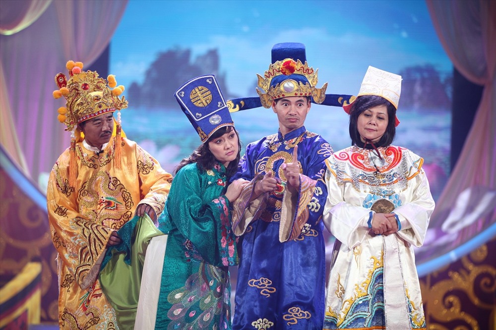 Hình ảnh quen thuộc của chương trình Táo quân.