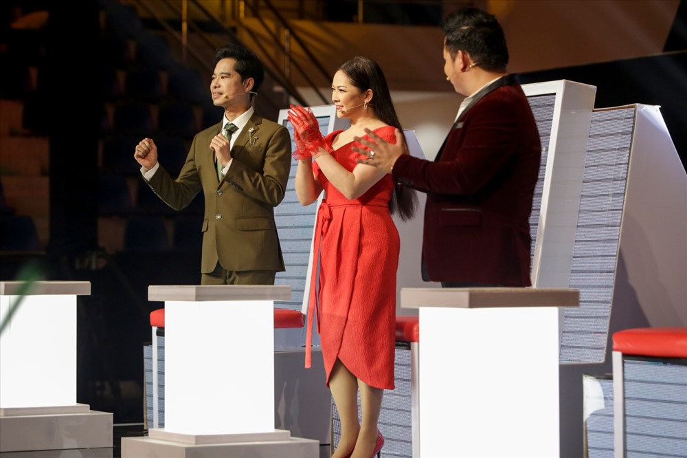 Quang Lê, Như Quỳnh và Ngọc Sơn. Ảnh: C.T.S