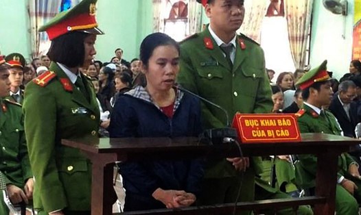 Bị cáo Nguyễn Thị Thảo tại phiên xét xử. Ảnh: AP.