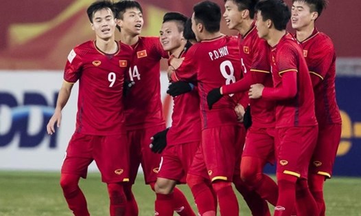 Các cầu thủ U23 Việt Nam. Ảnh: AFC.