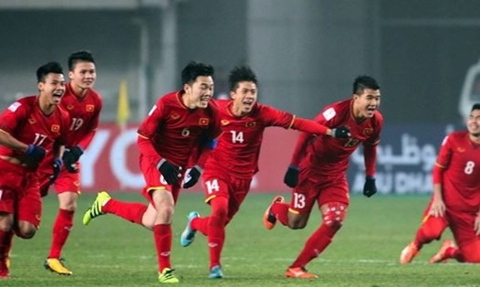 Tuyển U23 Việt Nam đã lập kỳ tích tại giải vô địch Châu Á. Ảnh: LDO
