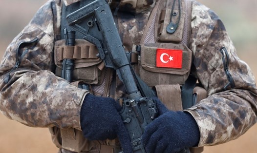 Lực lượng Thổ Nhĩ Kỳ ở Azaz, Syria. Ảnh: Reuters