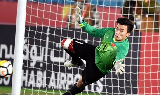 Bùi Tiến Dũng đã có những màn trình diễn xuất sắc trong màu áo U23 Việt Nam. Ảnh: AFC