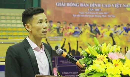 VĐV  Đinh Quang Linh tại giải đấu lần thứ 1. Ảnh: TL