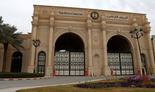 Khách sạn 5 sao nơi giam giữ các hoàng tử, quan chức và doanh nhân trong chiến dịch chống tham nhũng ở Saudi Arabia. Ảnh: Reuters. 