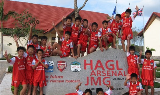 Lò đào tạo trẻ của HAGL cung cấp những cầu thủ chất lượng cho U23 Việt Nam. Ảnh M.V