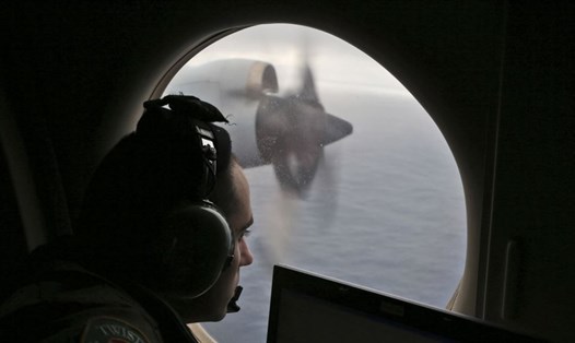 Máy bay của Không quân Australia tham gia tìm kiếm MH370 ngày 22.3.2014. Ảnh: AP