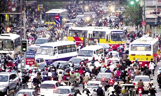 Ùn tắc giao thông là "đặc sản" của Hà Nội.