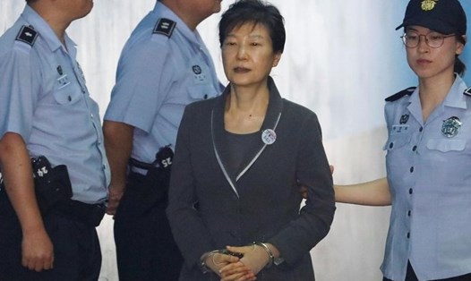 Cựu Tổng thống Hàn Quốc Park Geun-hye bị cáo buộc nhận hối lộ của Cơ quan Tình báo Quốc gia. Ảnh: Reuters