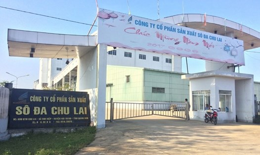 Nhà máy Soda tại Khu kinh tế Chu Lai, Quảng Nam. Ảnh:Thanh Hải