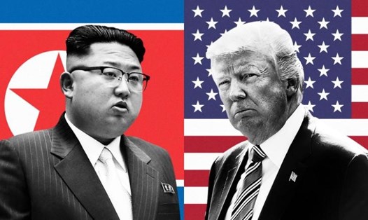 Tổng thống Donald Trump và nhà lãnh đạo Triều Tiên Kim Jong-un. Ảnh: CNN