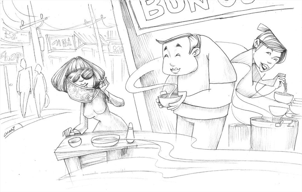 Minh họa của Choai